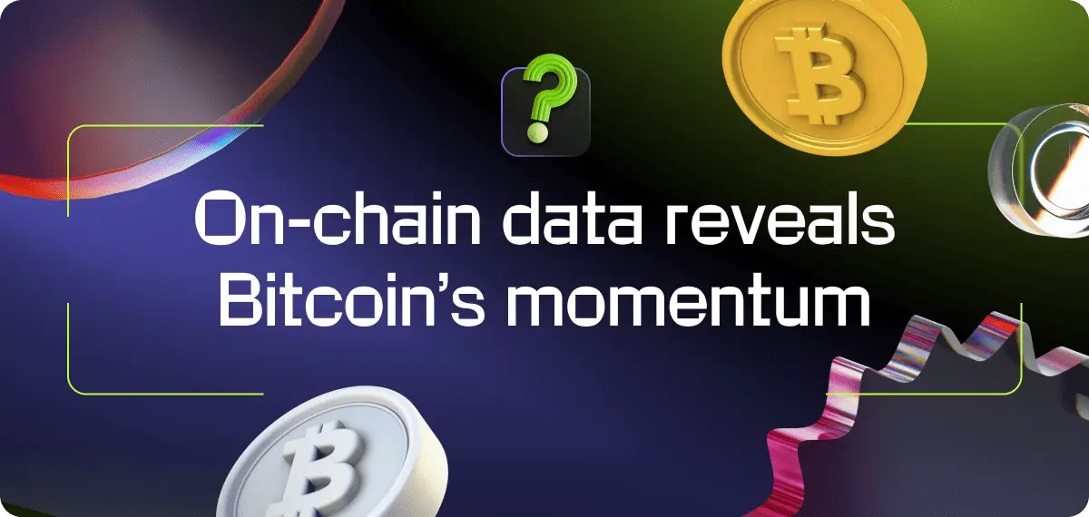 On-chain data reveals Bitcoin's momentum